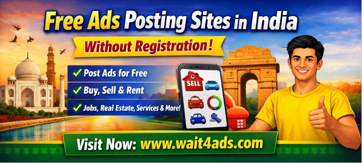 Free Ads Posting Sites in India Without Registration