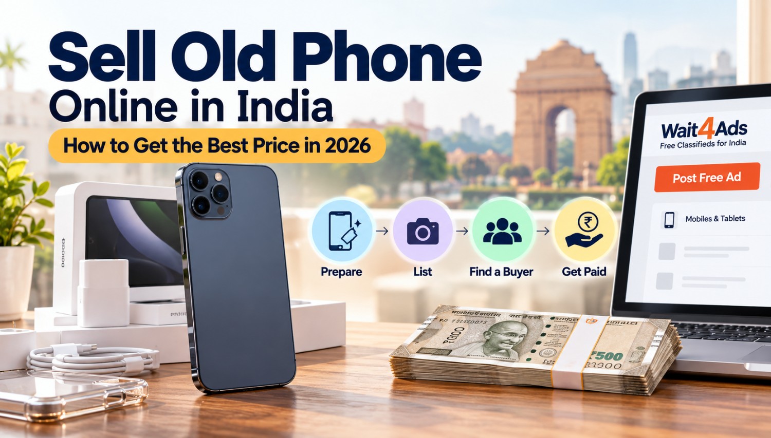 Sell Old Phone Online in India: How to Get the Best Price For your Old Device - Free Classified Ads Blog Post on Wait4Ads