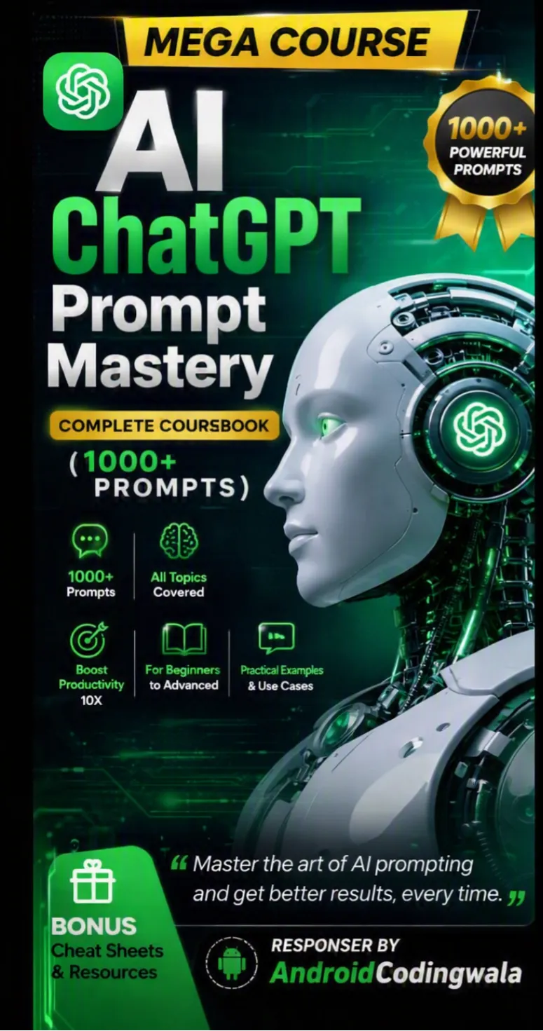 Ai chatgpt prompt Complete course (1000+ prompt) photo 1