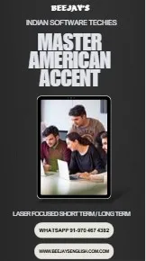 Beejay,s American Accent MasterClassfor S/W Professionals and AI Start - in Ranga Reddy for ₹0
