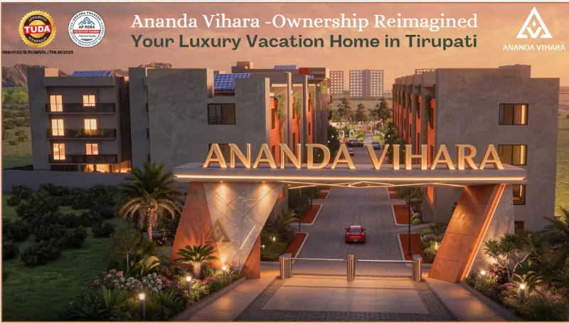 Ananda Vihara – Your Vacation Home With Potential Rental Returns - Properties for sale in Tirupati, Andhra Pradesh