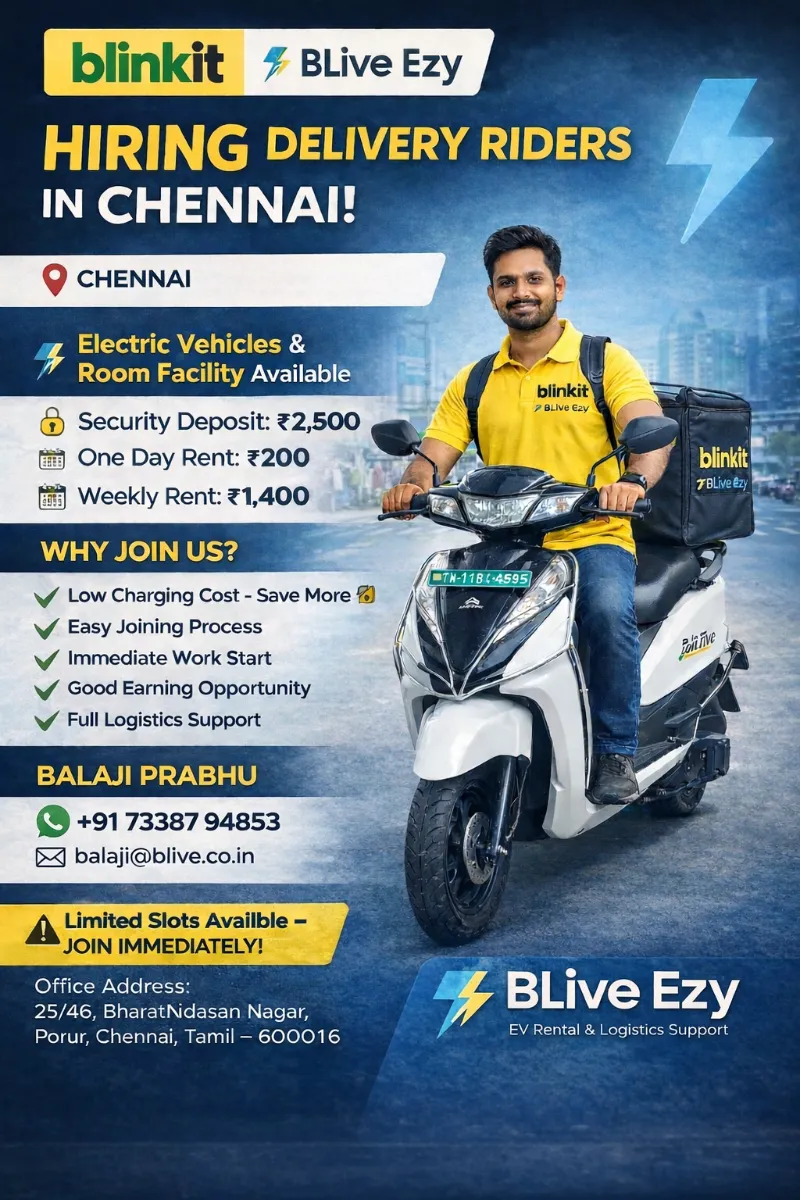 Delivery collection job  - Jobs for sale in Chennai, Tamil Nadu