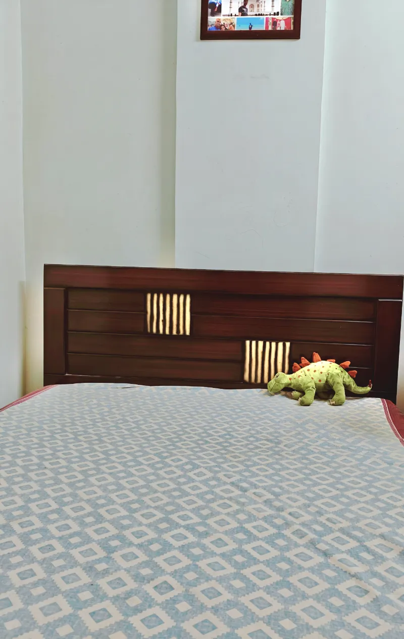 Queen size double bed with storage 