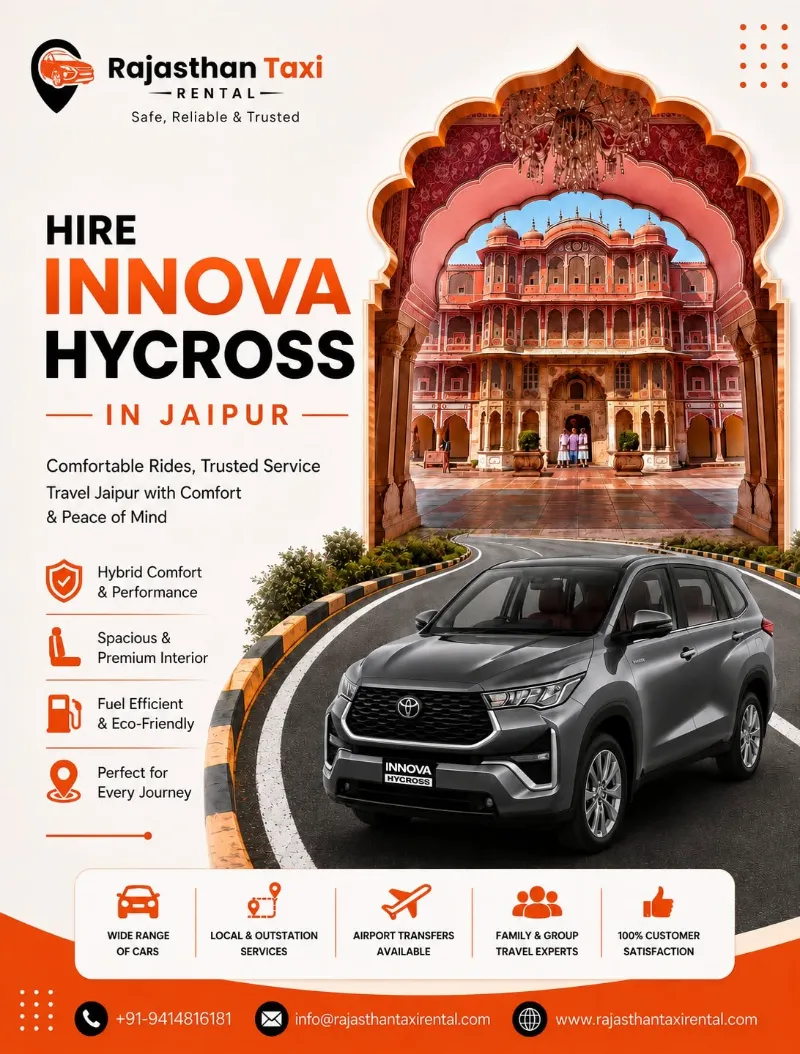 Taxi Service in Jaipur | Book a Reliable Cab Online, Anytime