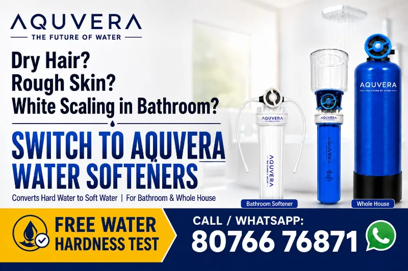 Best Water Softener in Gurgaon | Stop Hard Water Damage | Aquvera