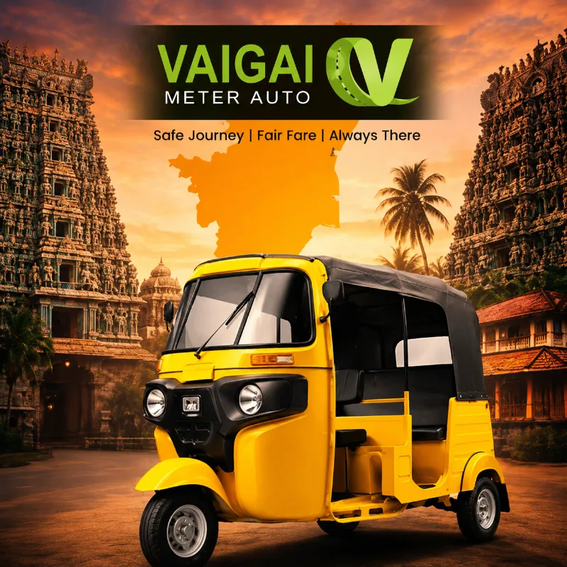 Vaigai Meter Auto Booking Service – Meter Auto in Madurai - Others for sale in Madurai, Tamil Nadu
