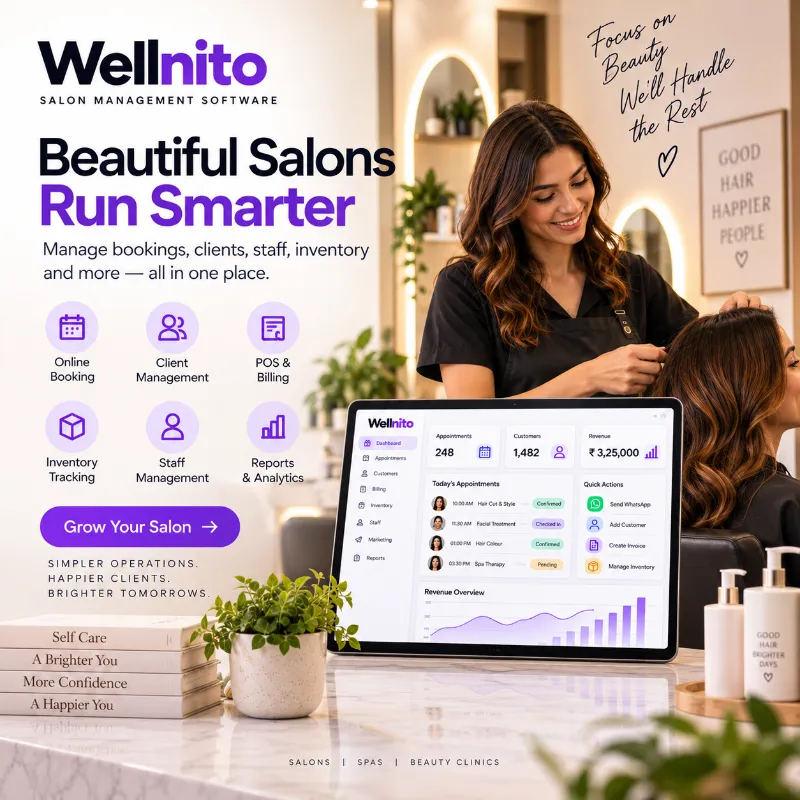 Wellnito - All-in-One Salon & Spa Management Software