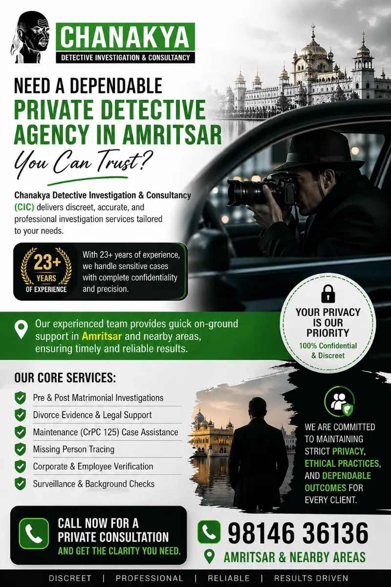 Looking for Detective Agency in Amritsar you can trust? photo 1