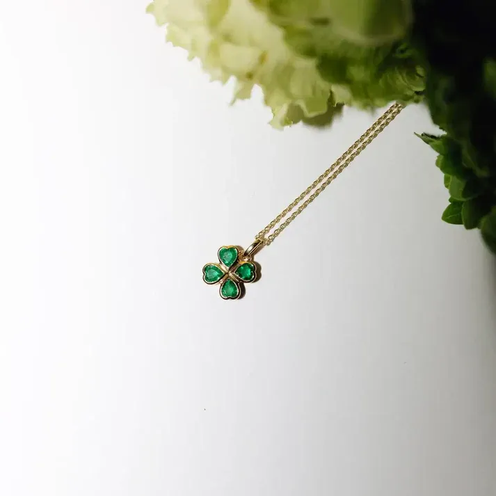 Diamond Four Heart Clover - Fashion in Dallas for ₹2000