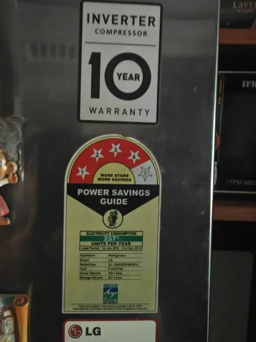 EXCELLENT CONDITION LG 360L FRIDGE