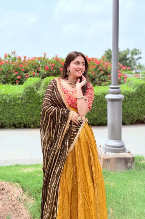 Designer 8 Meter Flare Chaniya Choli 