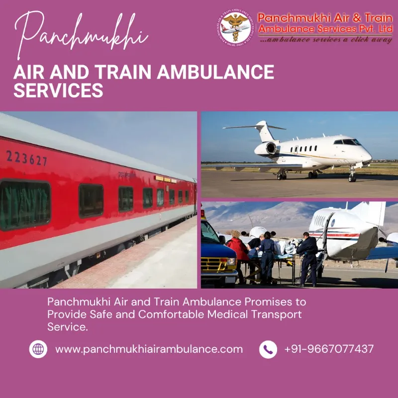 Pick an Air Ambulance from Patna with Superior Medical Arrangement