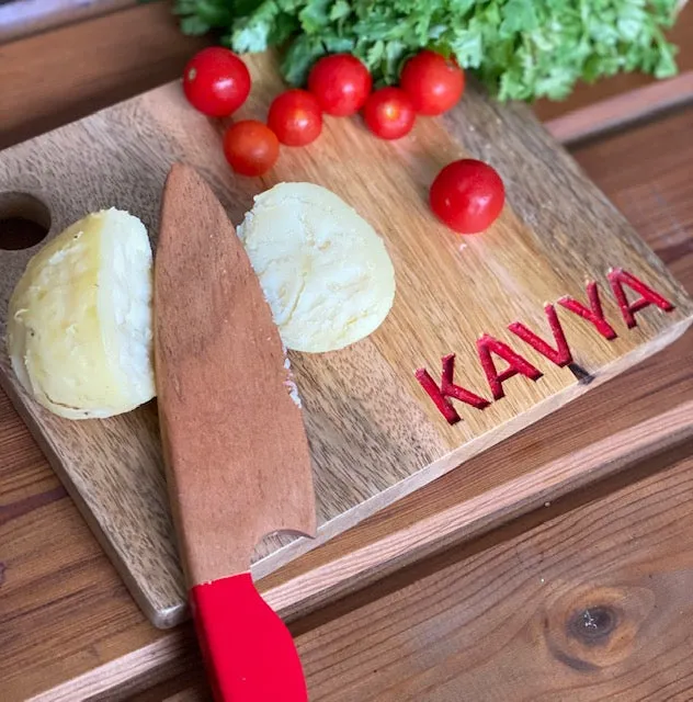 Montessori Knife and Cutting Board - House of zizi