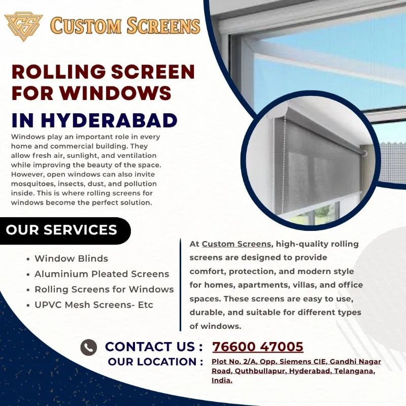 Rolling Screen for Windows In Hyderabad - Others in Hyderabad for ₹0