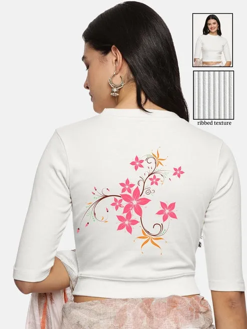 Shop Elbow Rib Blouse for Women Online at NOTYET by us