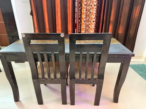 Solid Wood 6-Seater Dining Set