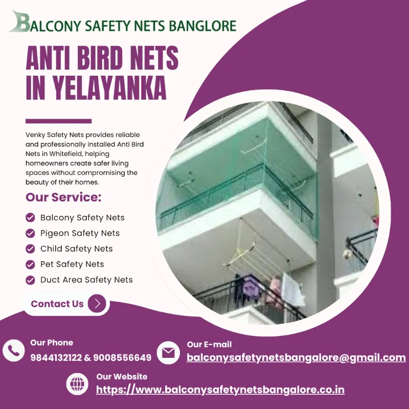 Anti Bird Nets in Yelahanka | Venky Safety Nets - Others in Hyderabad for ₹0
