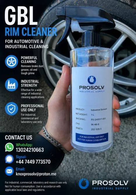Buy 99.99% 1L GBL wheel cleaner USA delivery