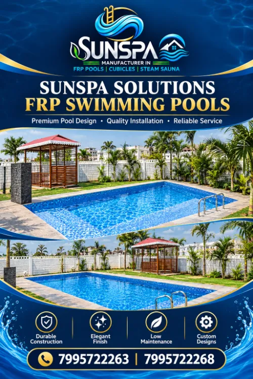 Frp Swimming pools Sunspa Solutions