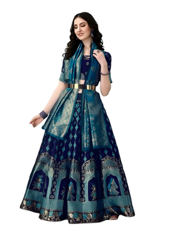 Stunning Navy Blue Anarkali Gown for Weddings & Festive Events | Designer Ethnic Wear 2025