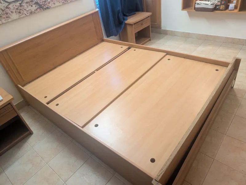 King Size Bed with 2 side tables  - Furniture & Household Items for sale in Chennai, Tamil Nadu