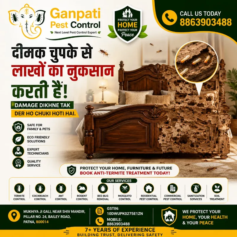 Ganpati Pest Control – Best Pest Control Services in Patna