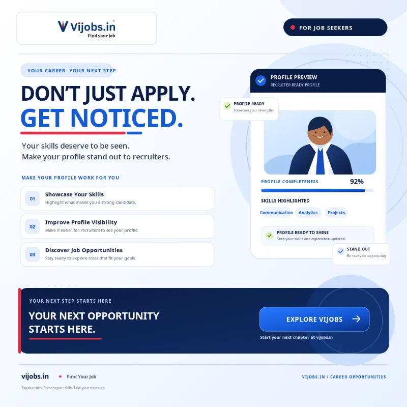 Vijobs.in – Online Job Portal for Freshers, Graduates & Employers in India