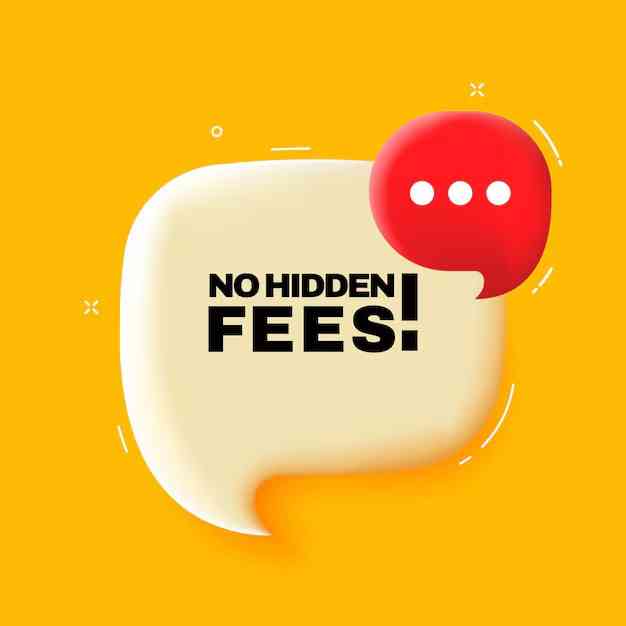 No hidden charges when selling online